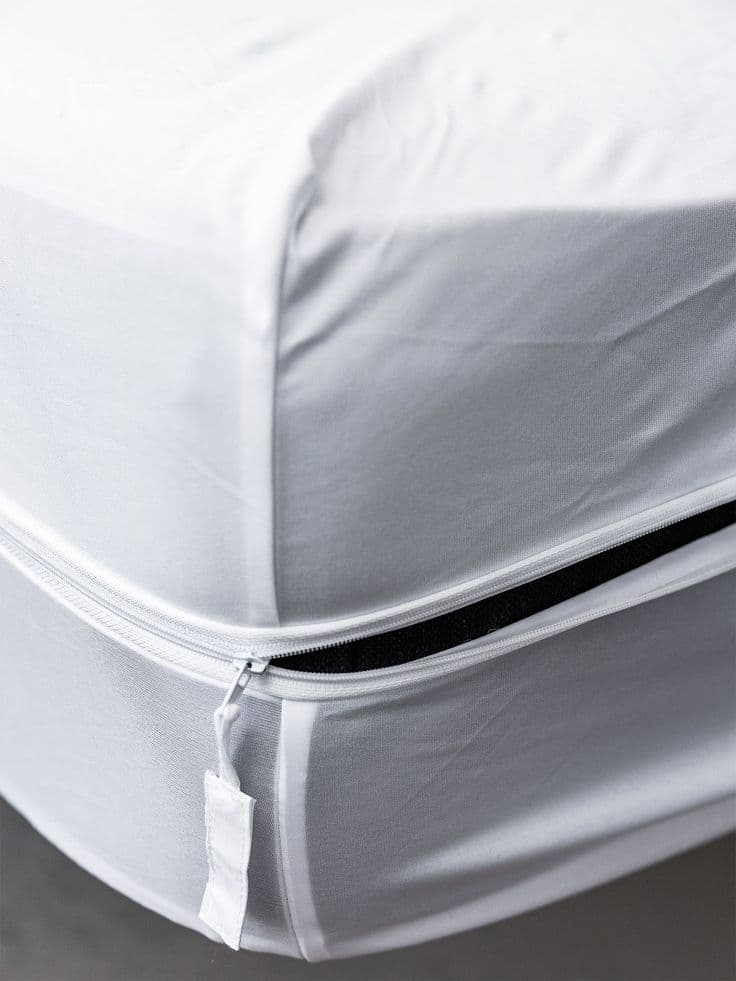 Protège-lit imperméable en coton